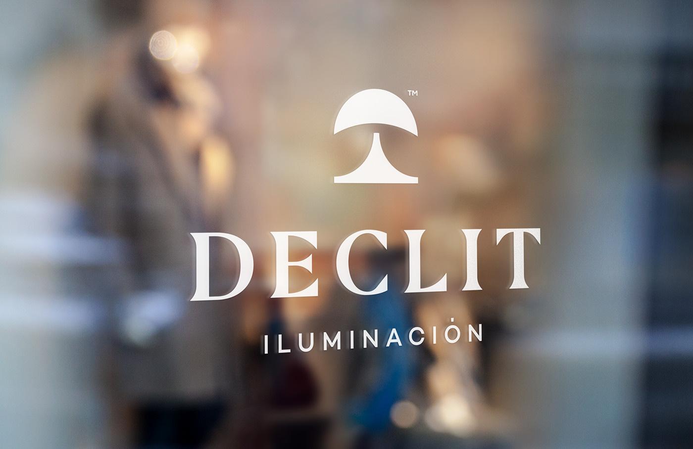 Declit家居灯具品牌标志设计