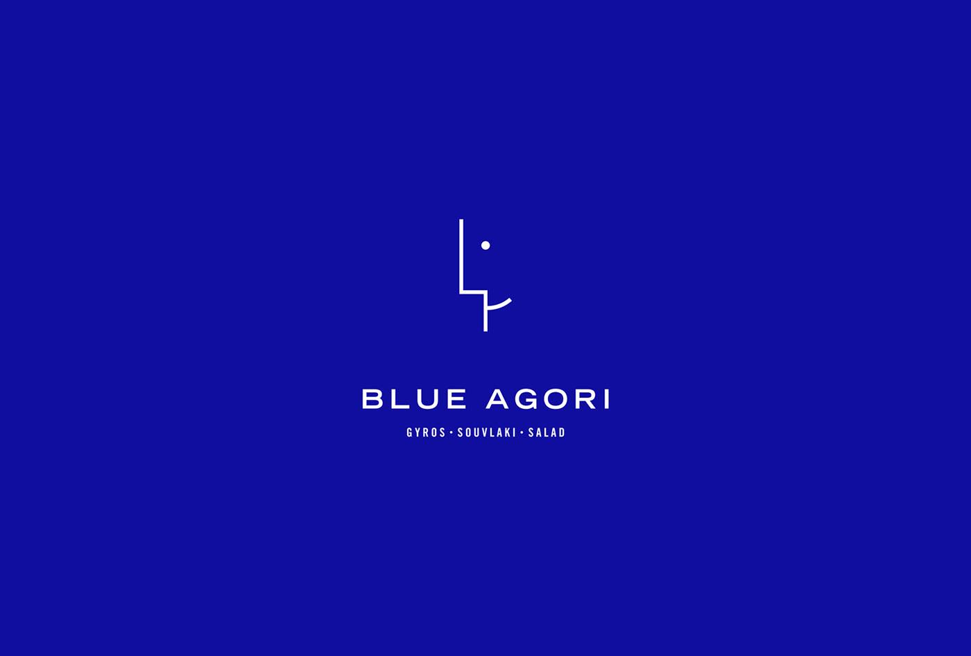 BLUEA AGORI美食吧VI形象设计