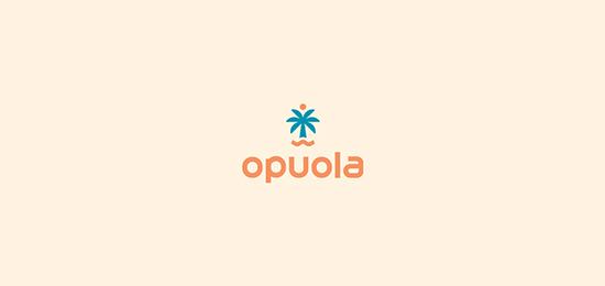 Opuola海滩LOGO设计
