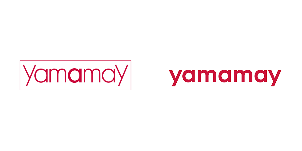 Yamamay 品牌标志之前和之后