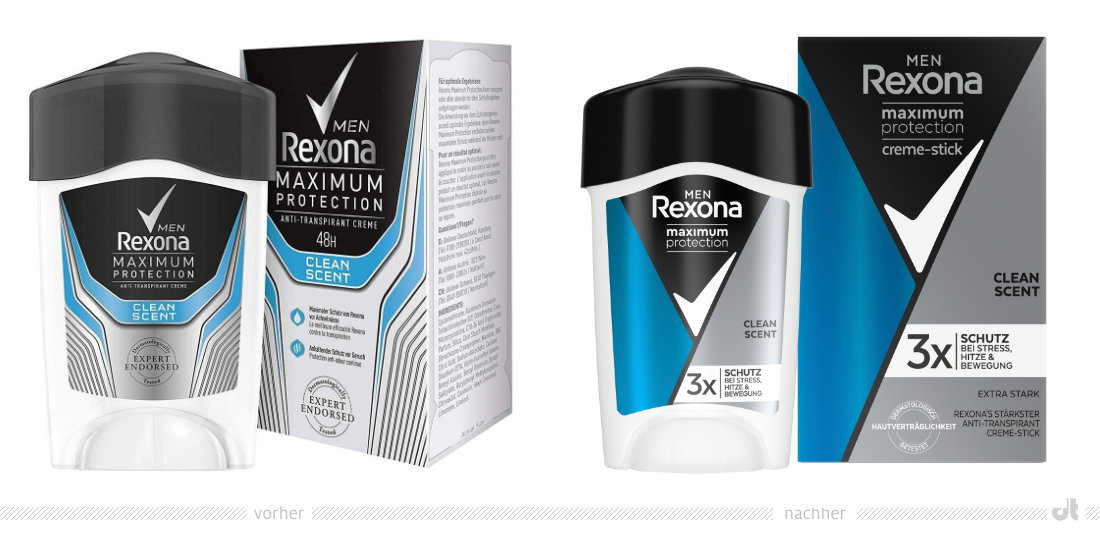 Rexona 品牌包装