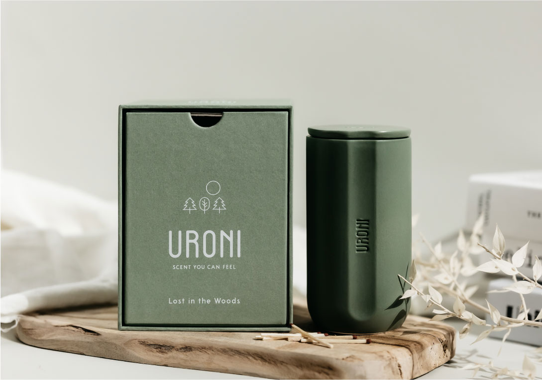 Uroni 天然香蜡品牌形象 Uroni 天然香蜡品牌形象