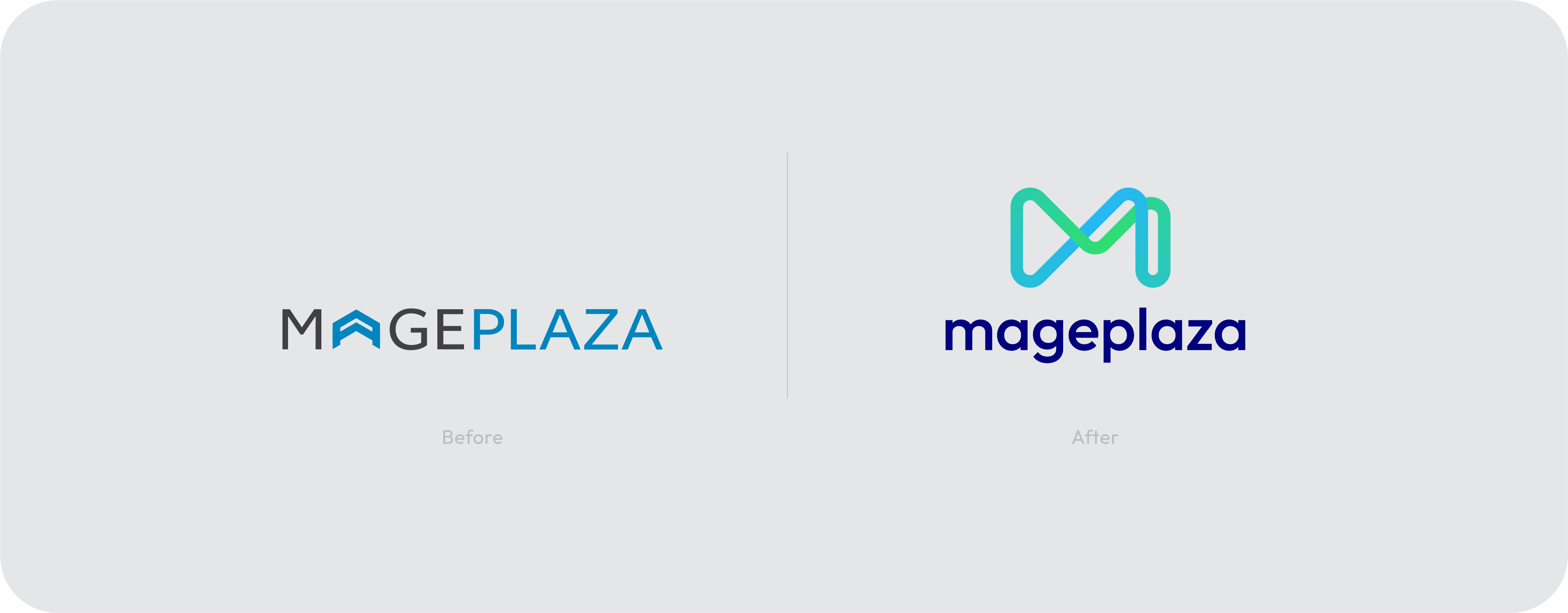 Mageplaza 品牌LOGO前后对比