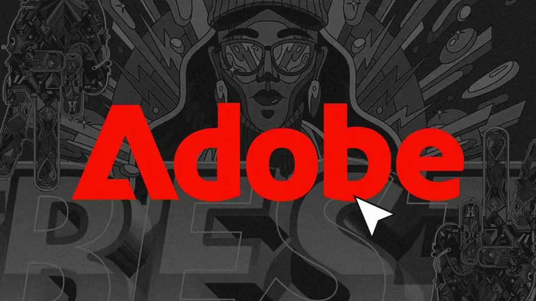 极简进化：Adobe 新标字母A去掉边框，用红色减法诠释创意工具的未来感
