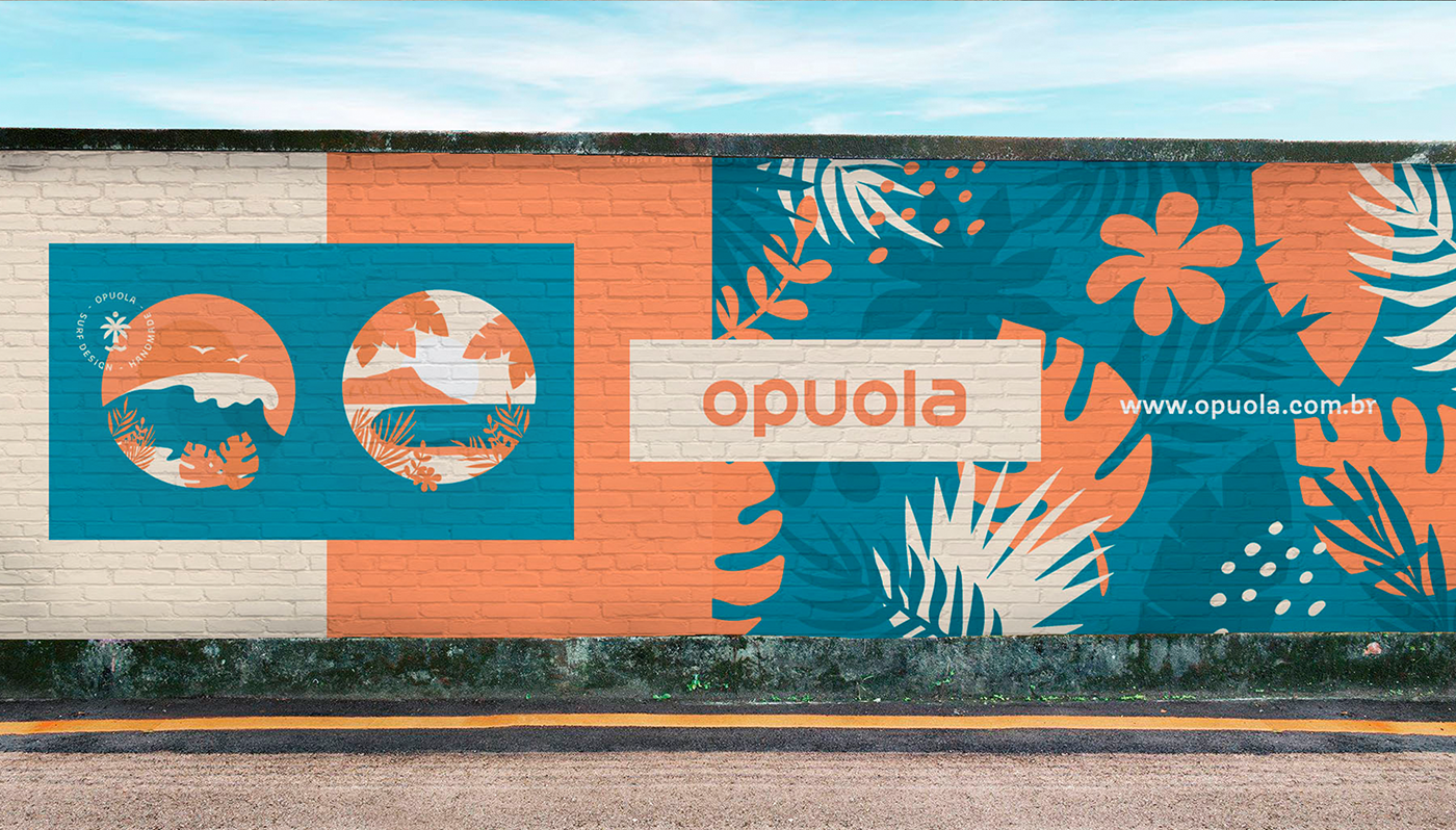 Opuola海滩启用新LOGO