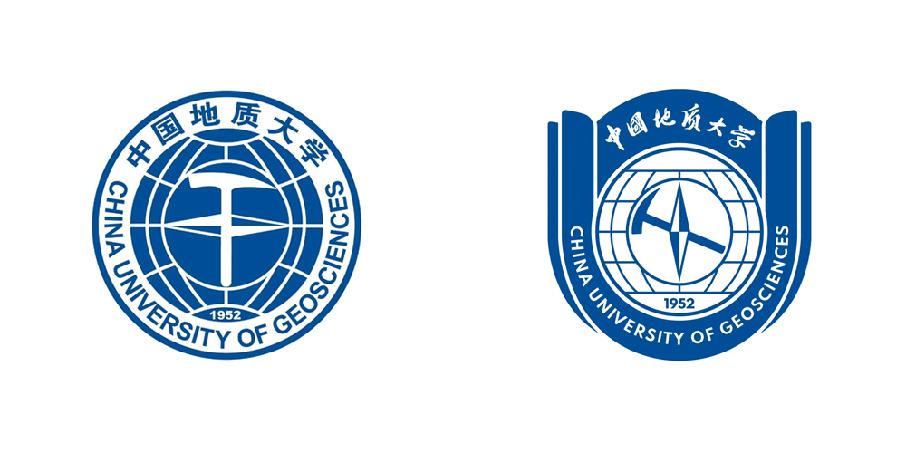 中国地质大学（北京）新旧校徽对比