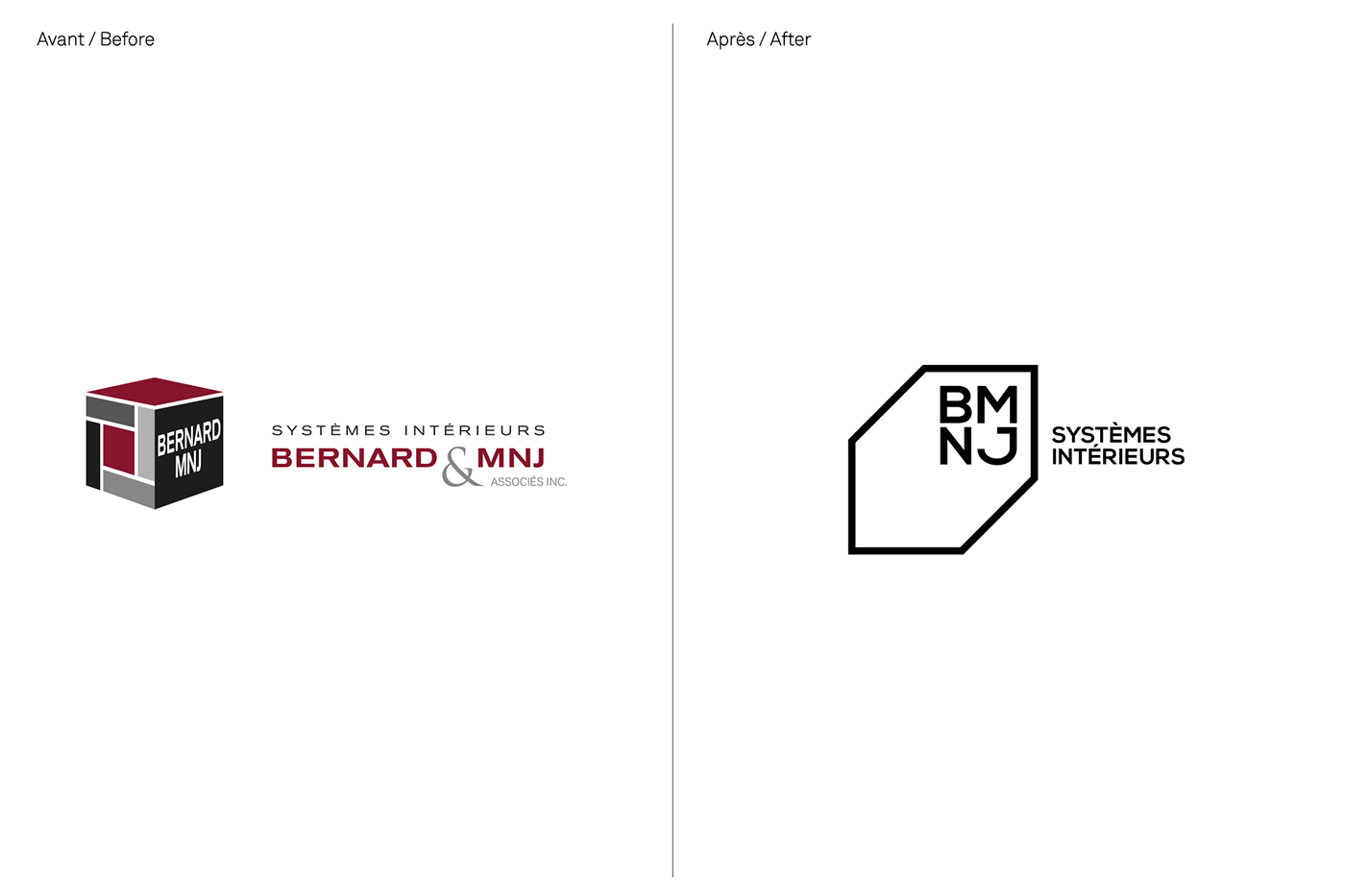 BMNJ 品牌LOGO新旧对比